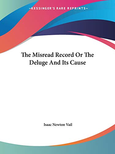 The Misread Record Or The Deluge And Its Cause cover