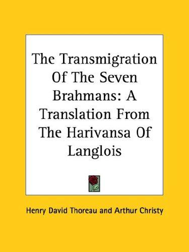 The Transmigration Of The Seven Brahmans cover