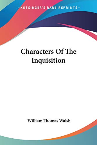 Characters Of The Inquisition cover