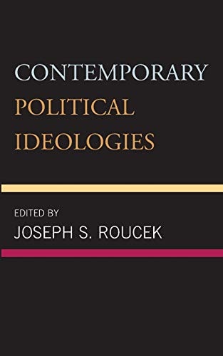 Contemporary Political Ideologies cover