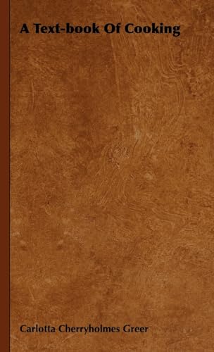 A Text-book Of Cooking