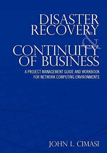 Disaster Recovery & Continuity of Business cover