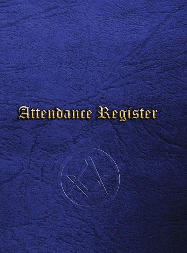 Masonic Attendance Register cover