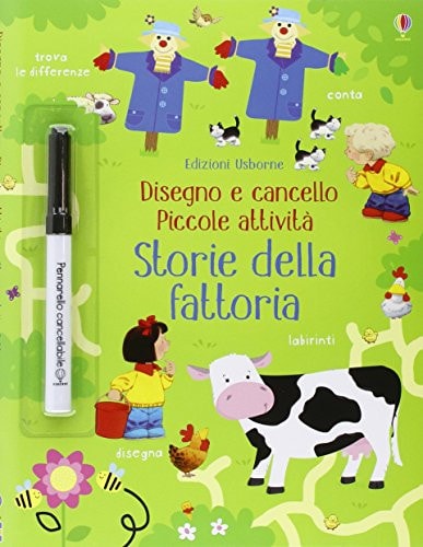 Storie della fattoria. Piccole attività. Disegno e cancello cover