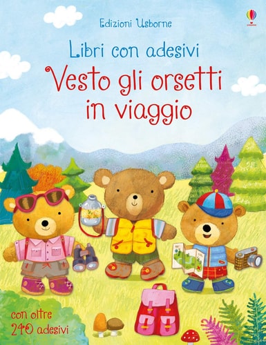 Vesto gli orsetti in viaggio. Con adesivi cover