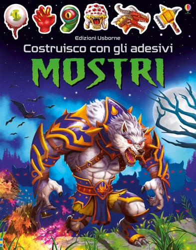 Mostri. Costruisco con gli adesivi cover