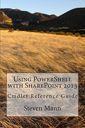 Using PowerShell with SharePoint 2013 cover