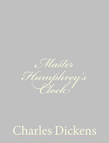 Master Humphrey's Clock cover