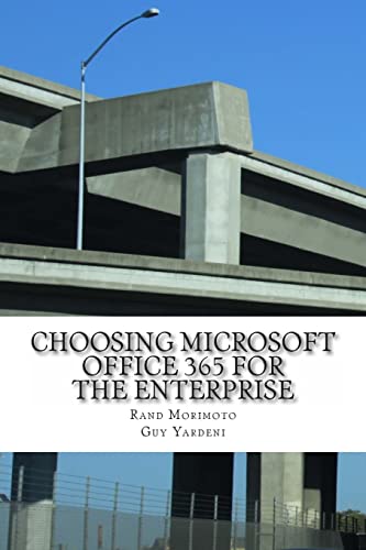 Choosing Microsoft Office 365 for the Enterprise cover