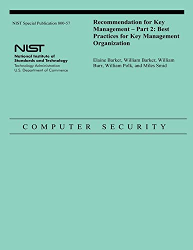 Recommendation for Key Management - Part 2 cover
