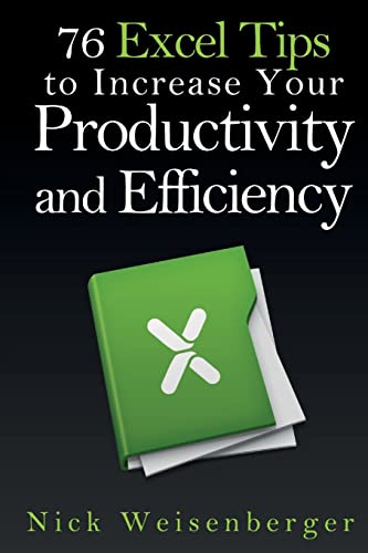 76 Excel Tips to Increase Your Productivity and Efficiency cover