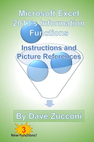 Microsoft Excel 2013's Information Functions cover