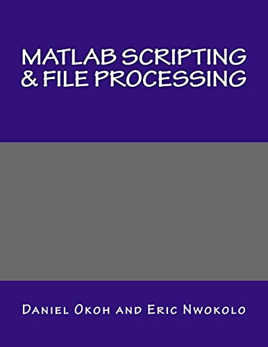 MATLAB Scripting & File Processing cover