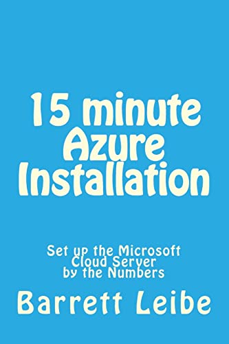 15 minute Azure Installation cover