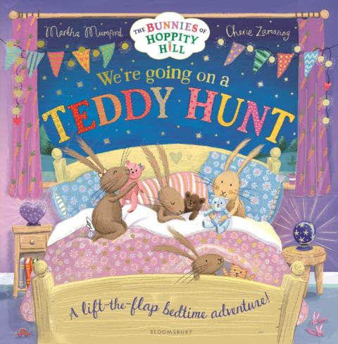 We're Going on a Teddy Hunt - A Bedtime Lift-The-flap Adventure cover