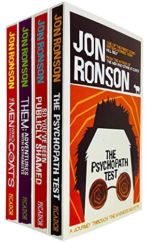 Jon Ronson 4 Books Bundle Collection Set (The Psychopath Test, So You'
