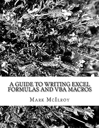 A guide to writing Excel formulas and VBA macros cover