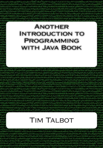 Another Introduction to Programming with Java Book cover