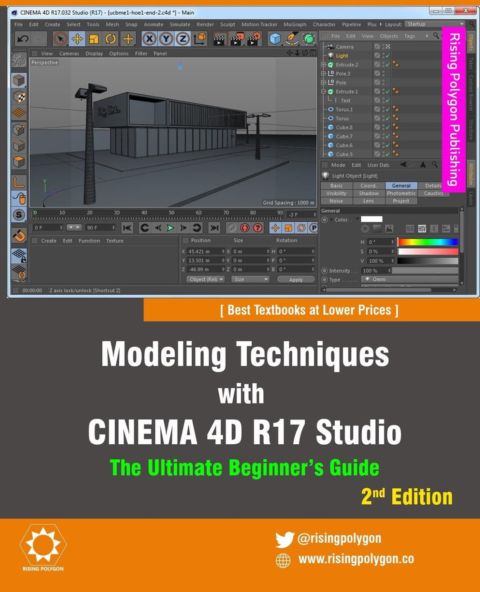 Modeling Techniques with Cinema 4D R17 Studio - The Ultimate Beginner' cover