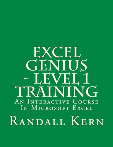Excel Genius - Level 1 Training cover