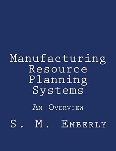 Manufacturing Resource Planning Systems cover