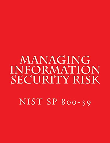 NIST SP 800-39 Managing Information Security Risk cover