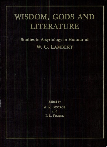 Wisdom, Gods and Literature cover