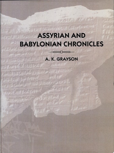 Assyrian and Babylonian Chronicles cover