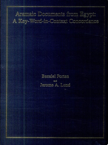 Aramaic Documents from Egypt cover
