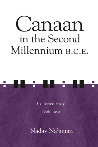 Canaan in the Second Millennium B.C.E. cover