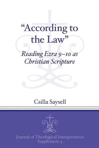 “According to the Law” cover