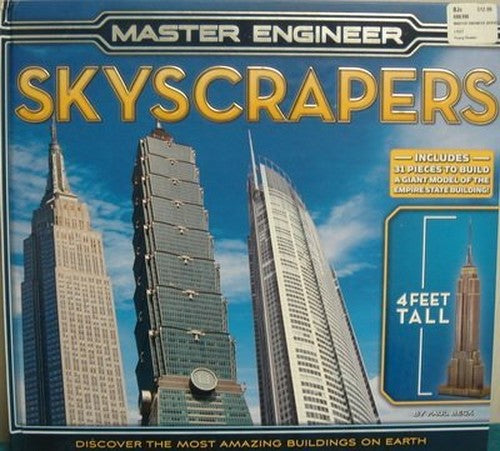 Master Engineer. Skyscrapers. Includes 31 Pieces to build a giant mode