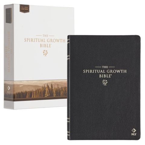 The Spiritual Growth Bible, Study Bible, NLT - New Living Translation cover