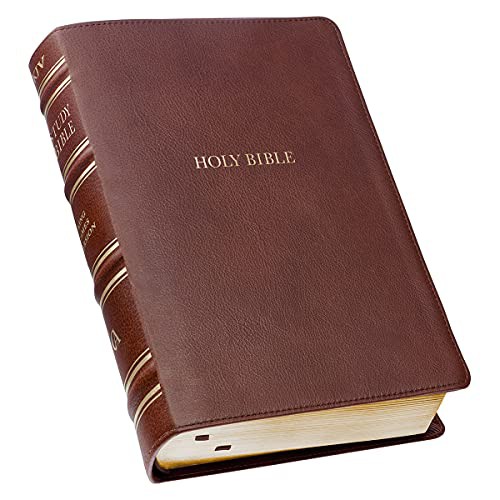 KJV Study Bible, Standard Print Premium Full Grain Leather - Thumb Ind cover art