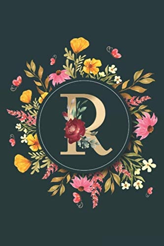 Letter R Notebook: Initial Monogram Letter R Journal - Pretty Personal