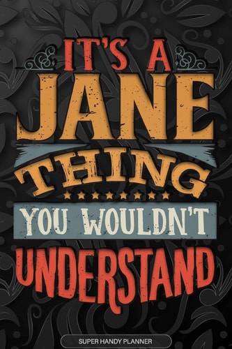 It's A Jane Thing You Wouldn't Understand cover