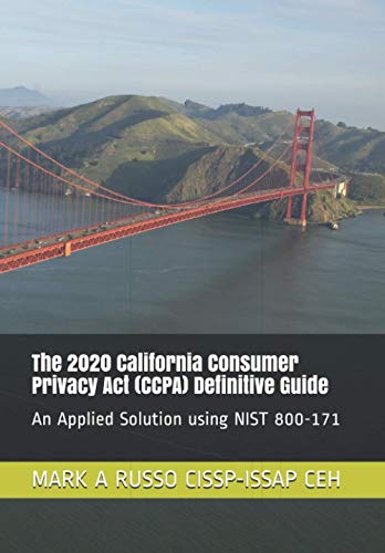 The 2020 California Consumer Privacy Act (CCPA) Definitive Guide cover