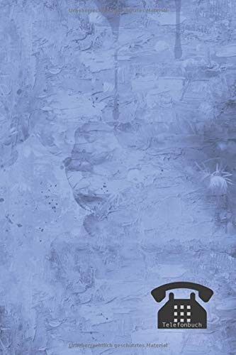 Telefonbuch: Adressbuch - Telefonbuch zum Eintragen - Handynummer - E- cover