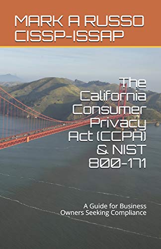 The California Consumer Privacy Act (CCPA) & NIST 800-171 cover
