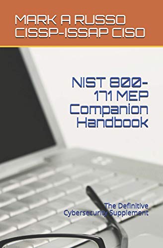 NIST 800-171 MEP Companion Handbook cover