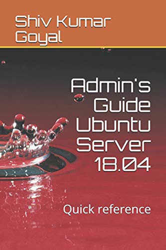 Admin's Guide Ubuntu Server 18.04 cover