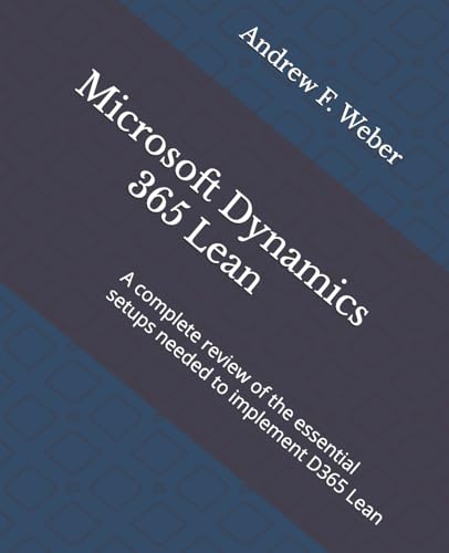 Microsoft Dynamics 365 Lean cover