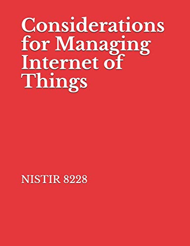Considerations for Managing Internet of Things cover
