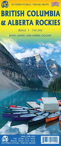 British Columbia & Alberta Rockies 1:750k