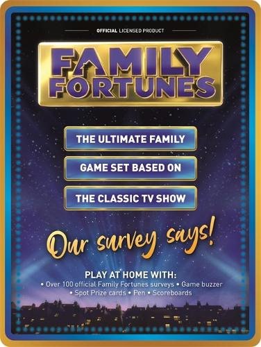 Family Fortunes: The Ultimate TV-Based Family Game Tin for Adults & Ki cover