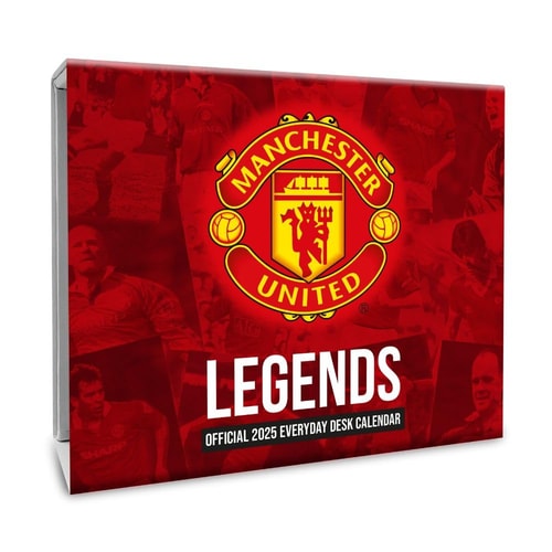 Manchester United FC Desk Block Calendar 2025