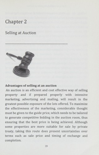 Buying and Selling Property at Auction