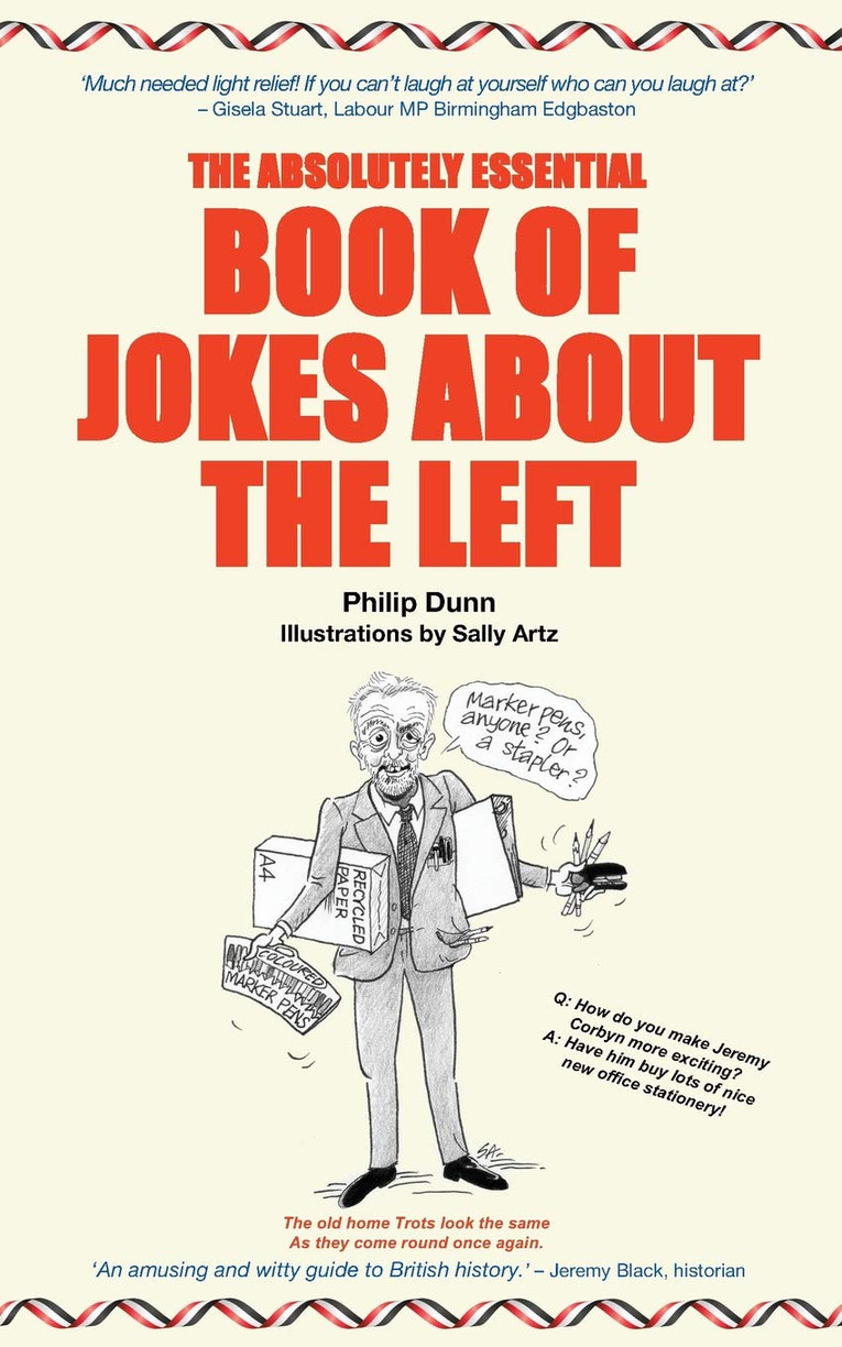 The Absolutely Essential Book of Jokes About the Left, front cover