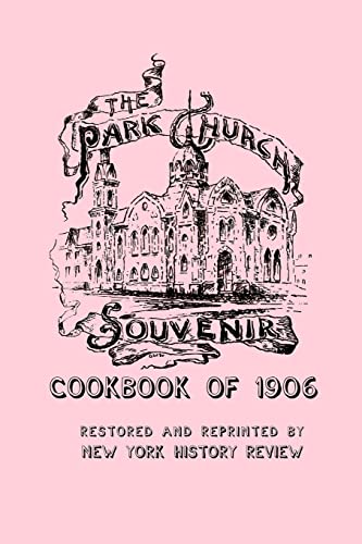 The Park Church Souvenir Cookbook of 1906 cover