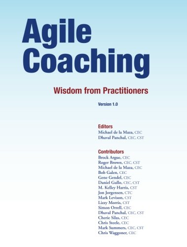 Agile Coaching: Wisdom from Practitioners cover